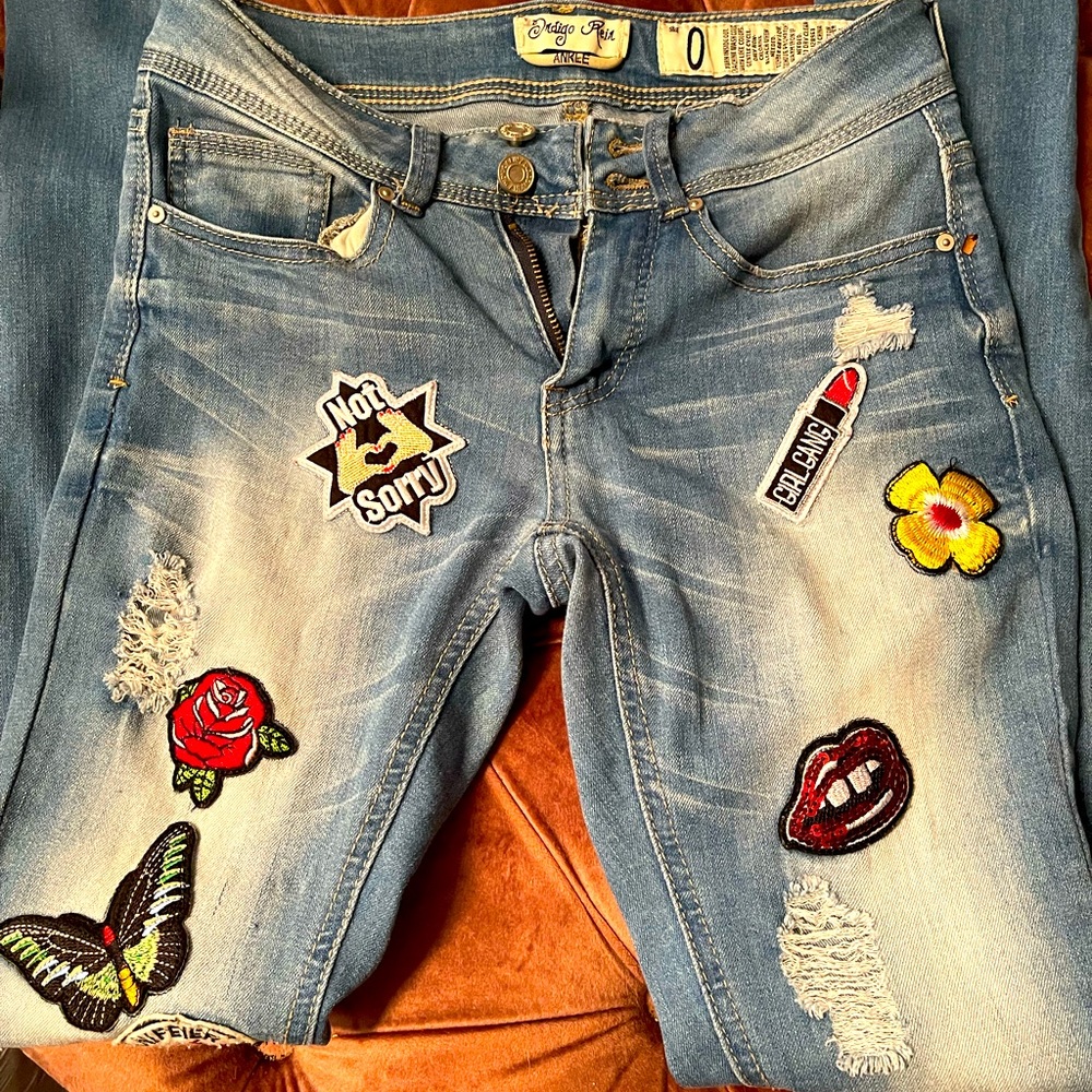 Patch work jeans